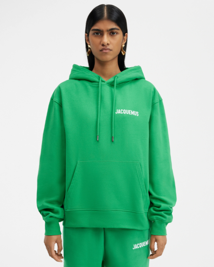 The Jacquemus Green Hooded sweatshirt