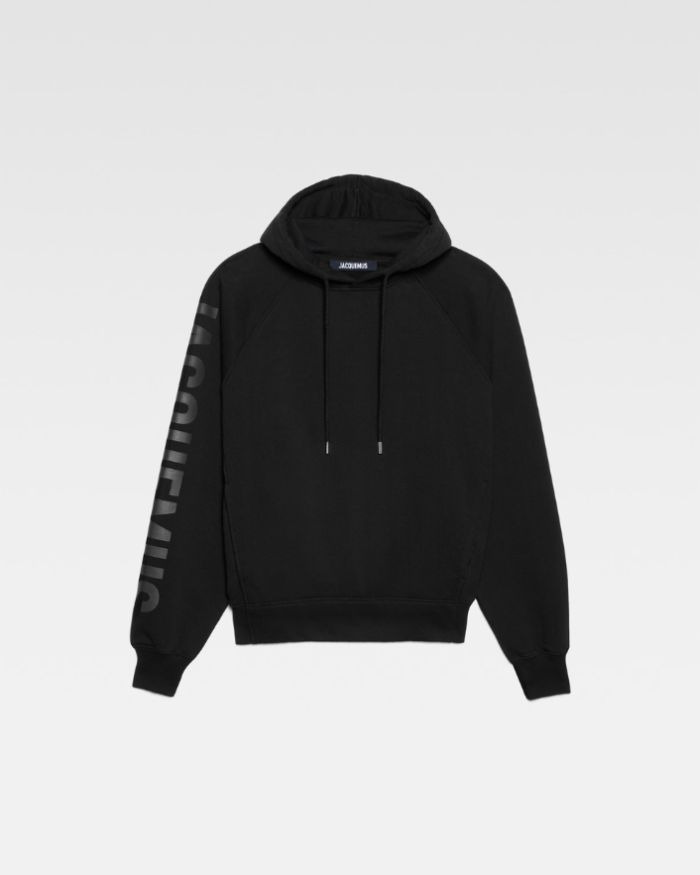 The Typo hoodie Black