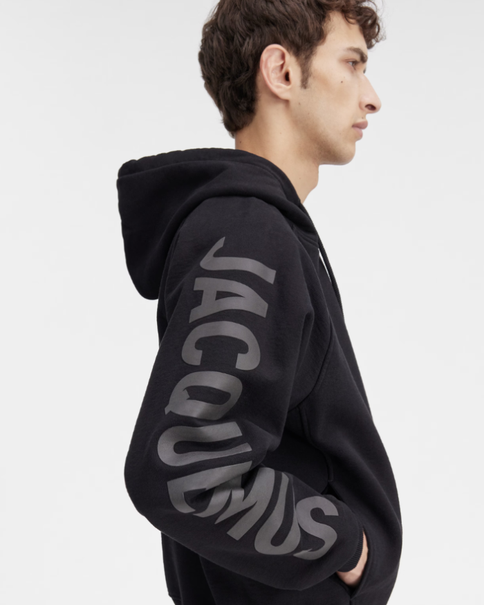 The Typo hoodie Black