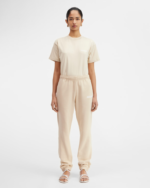 The Jacquemus track pants Logo printed Light Beige