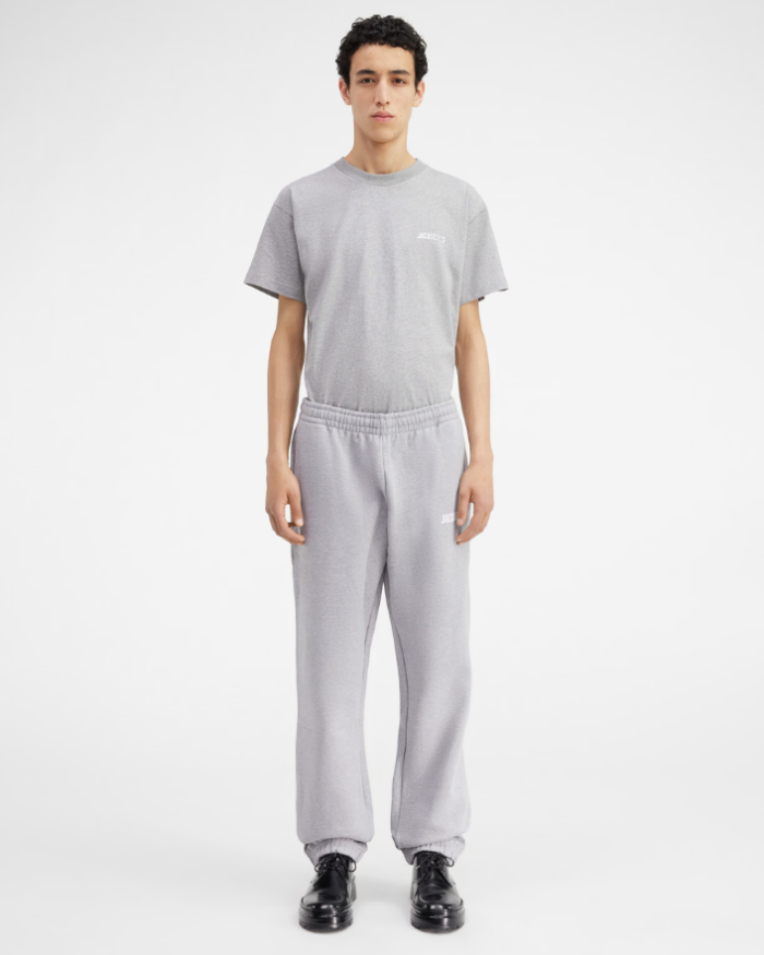 The Jacquemus track pants Logo printed Grey