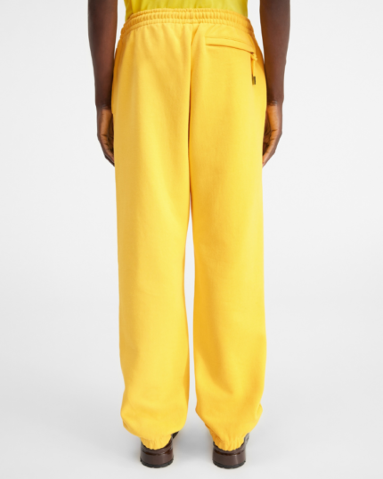 The Jacquemus track pants Logo printed Yellow