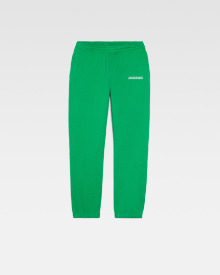 The Jacquemus track pants Logo printed Green