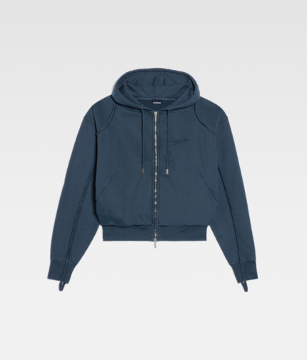 The Camargue zipped sweatshirt Dark Navy