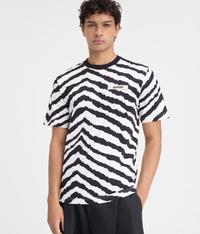 The Gros Grain t-shirt Black & White Zebra