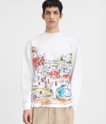 The Largo long-sleeve t-shirt white