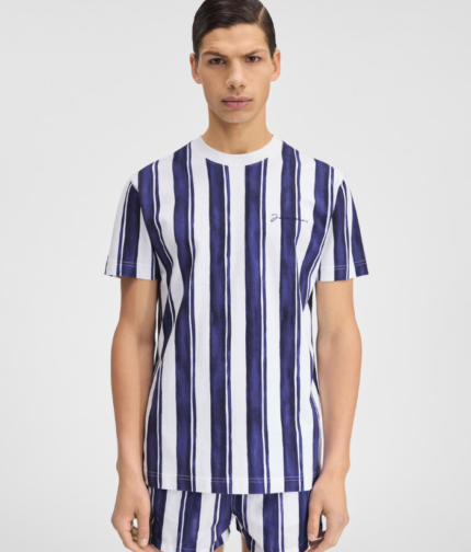 The Rayures t-shirt Print Blue