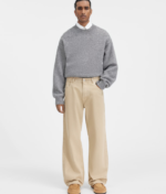 The Wide de-Nîmes denim Pants Beige