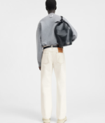 The straight de-Nîmes denim pants Off-white/Tabac