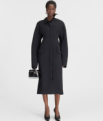 The Ovalo coat Black