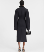 The Ovalo coat Black