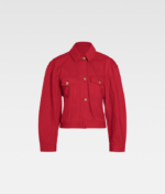 The denim de-Nîmes jacket Red