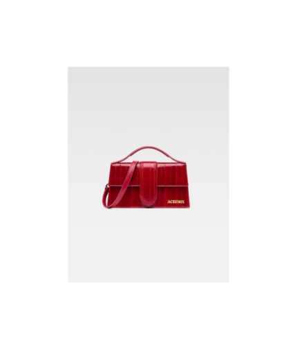 Discover The Large Bambino Dark Red, a stunning piece from Jacquemus. Elevate your style with this luxurious bag, perfect for any occasion. Shop now for exclusive deals!