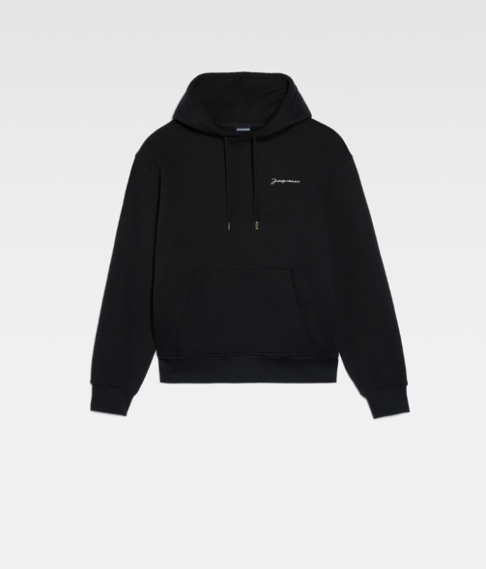 The embroidered logo hoodie.