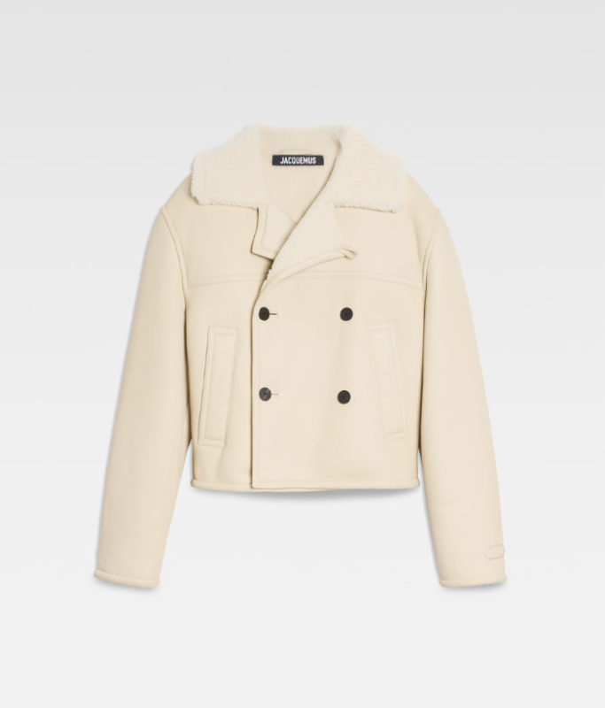 The Caraco cropped parka Beige